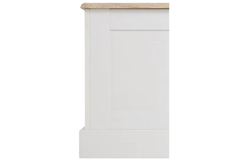 Säilytysarkku Borgela 90 cm - Valkoinen/Ruskea - Säilytys - Säilytyskalusteet - Säilytysarkku