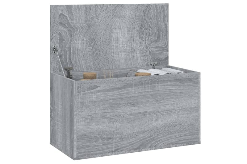 Säilytysarkku harmaa Sonoma 84x42x46 cm tekninen puu - Harmaa - Säilytys - Säilytyskalusteet - Säilytysarkku