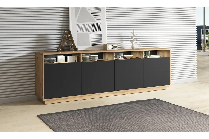 Säilytysarkku Joachim 238 cm - Monivärinen - Säilytys - Säilytyskalusteet - Säilytysarkku