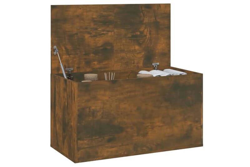 Säilytysarkku savutammi 84x42x46 cm tekninen puu - Ruskea - Säilytys - Säilytyskalusteet - Säilytysarkku