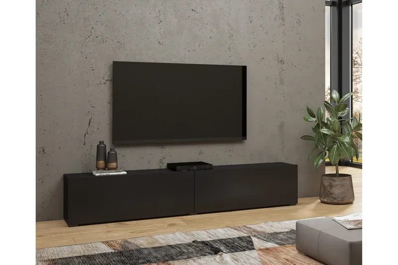 Säilytysarkku Speno 180 cm, Musta