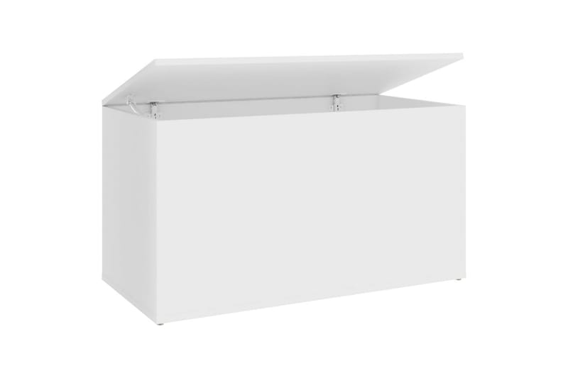 Säilytysarkku valkoinen 84x42x46 cm lastulevy - Säilytys - Säilytyskalusteet - Säilytysarkku