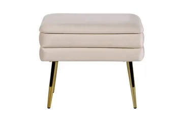 Säilytyspenkki Odessa Beige/Kulta - Beige/Kulta - Säilytys - Säilytyskalusteet - Säilytysarkku