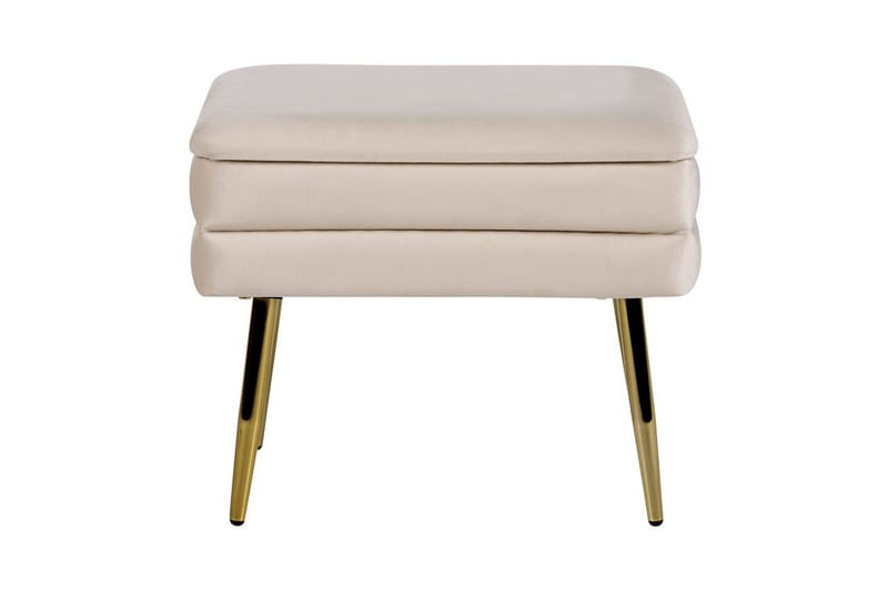 Säilytyspenkki Odessa Beige/Kulta - Beige/Kulta - Säilytys - Säilytyskalusteet - Säilytysarkku