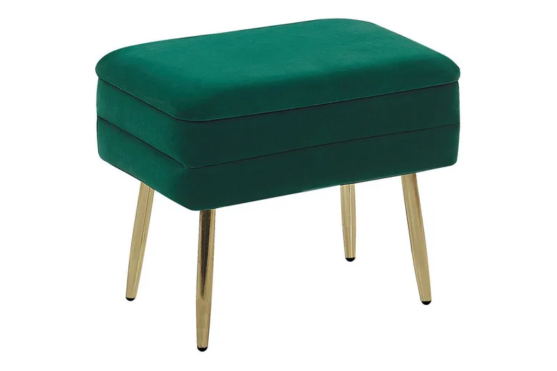 Säilytyspenkki Odessa Vihreä/kulta - Vihreä/kulta - Säilytys - Säilytyskalusteet - Säilytysarkku