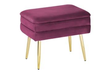 Säilytyspenkki Odessa Punainen/kulta