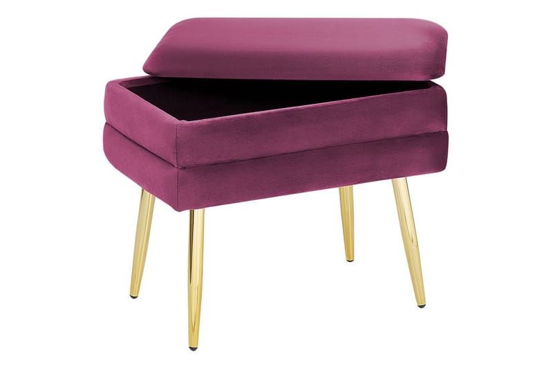 Säilytyspenkki Odessa Punainen/kulta - Punainen/kulta - Säilytys - Säilytyskalusteet - Säilytysarkku