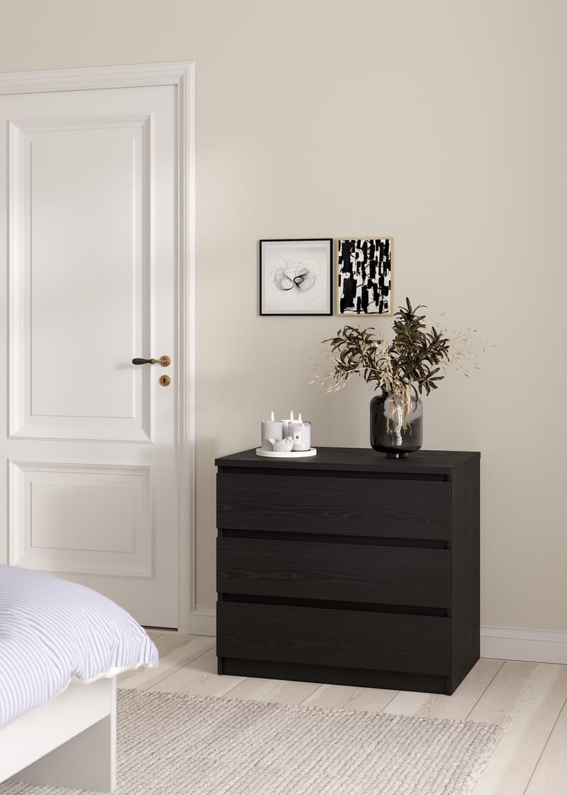 Salomns lipasto 3 laatikolla 77x50x68 cm - Säilytys - Säilytyskalusteet - Lipasto