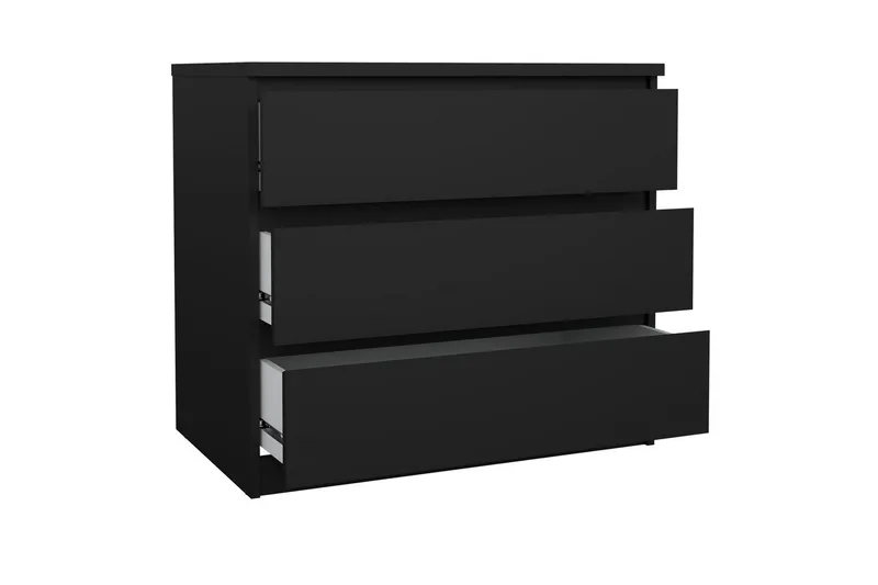 Salomns Lipasto 77 cm - Musta - Säilytys - Säilytyskalusteet - Lipasto