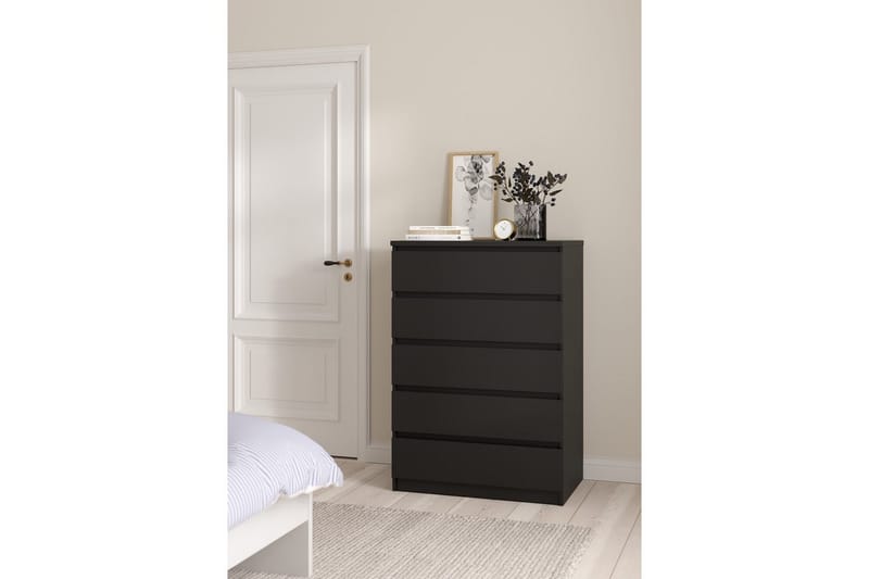 Salomns Lipasto 77 cm - Musta - Säilytys - Säilytyskalusteet - Lipasto