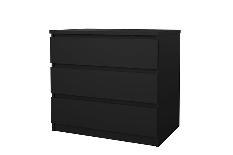 Salomns Lipasto 77 cm - Musta - Säilytys - Säilytyskalusteet - Lipasto