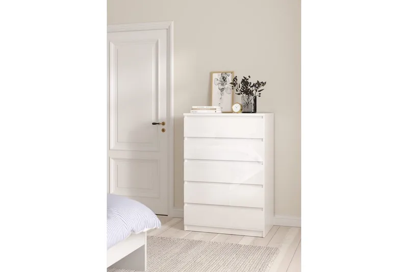 Salomns Lipasto 77 cm - Valkoinen - Säilytys - Säilytyskalusteet - Lipasto