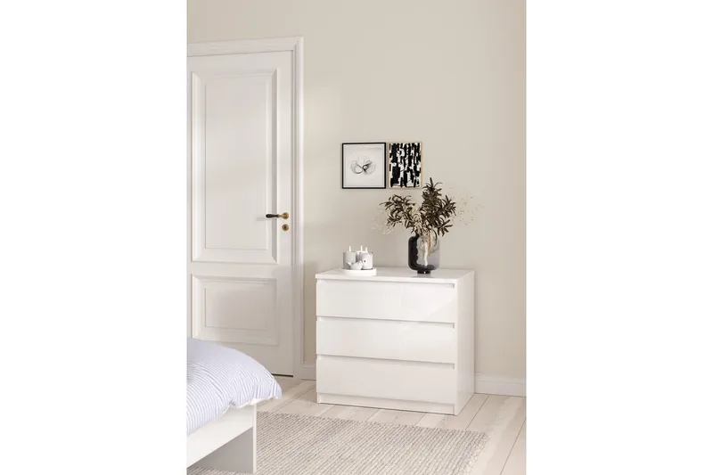 Salomns Lipasto 77 cm - Valkoinen - Säilytys - Säilytyskalusteet - Lipasto