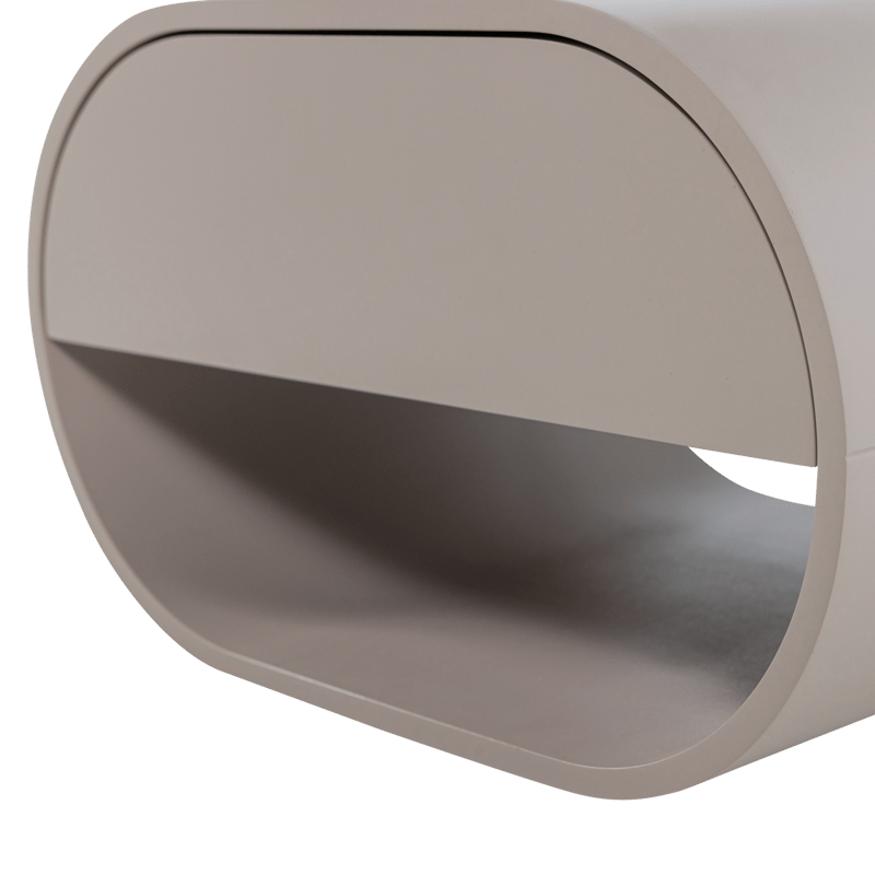 Seinään kiinnitettävä yöpöytä Momo 36 cm - Hiekka - Säilytys - Säilytyskalusteet - Lipasto