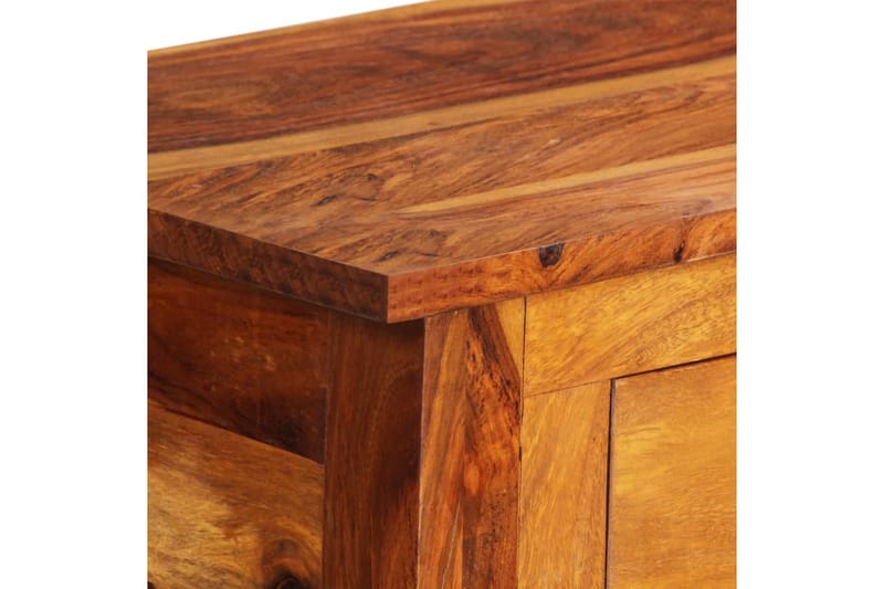 Senkki 3 laatikolla 110x30x80 cm täysi akasiapuu - Ruskea - Säilytys - Säilytyskalusteet - Senkki