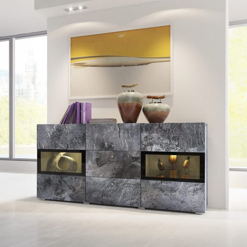 Senkki Baros 2 ovea ja 3 laatikkoa - Liitu - Säilytys - Säilytyskalusteet - Senkki