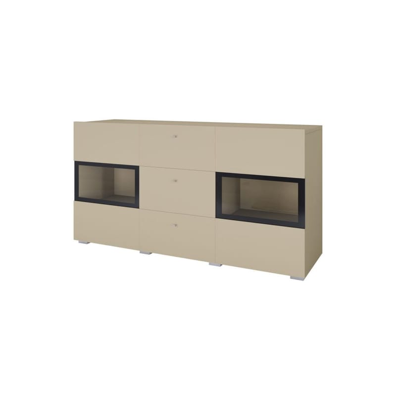 Senkki Baros 2 ovea ja 3 laatikkoa - Vaalea beige - Säilytys - Säilytyskalusteet - Senkki