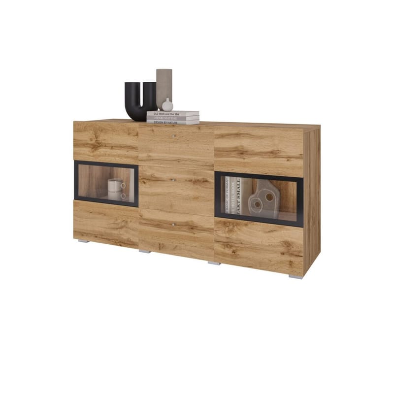 Senkki Baros 2 ovea ja 3 laatikkoa - Wotan Tammik - Säilytys - Säilytyskalusteet - Senkki