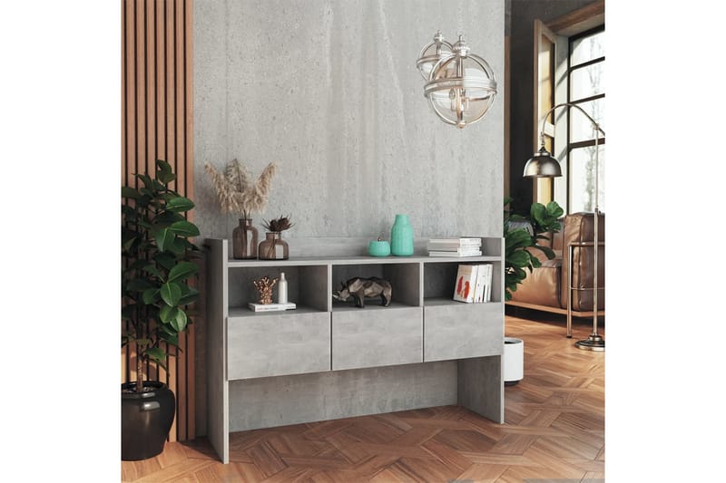 Senkki betoninharmaa 105x30x70 cm lastulevy - Harmaa - Säilytys - Säilytyskalusteet - Senkki