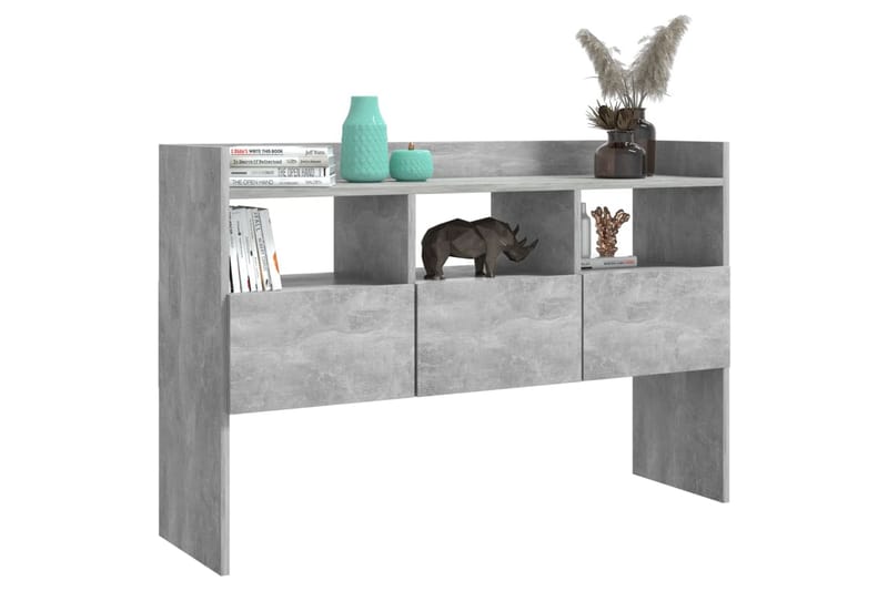 Senkki betoninharmaa 105x30x70 cm lastulevy - Harmaa - Säilytys - Säilytyskalusteet - Senkki