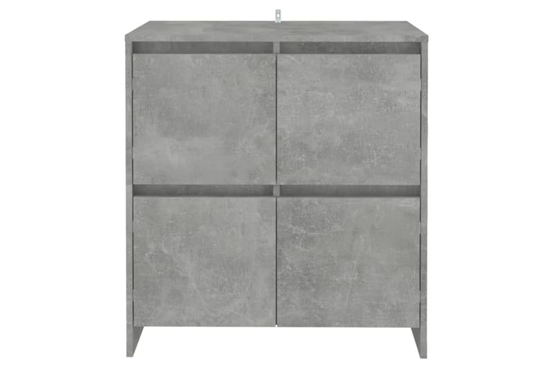 Senkki betoninharmaa 70x41x75 cm lastulevy - Harmaa - Säilytys - Säilytyskalusteet - Senkki