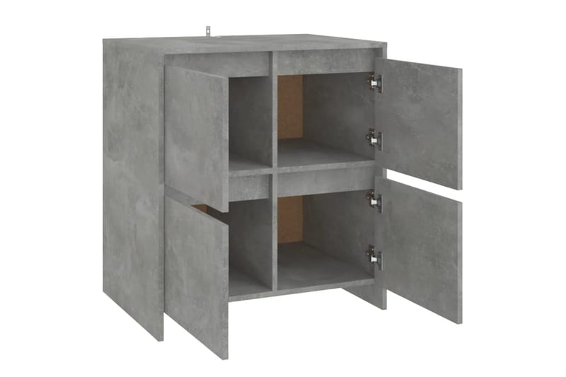 Senkki betoninharmaa 70x41x75 cm lastulevy - Harmaa - Säilytys - Säilytyskalusteet - Senkki