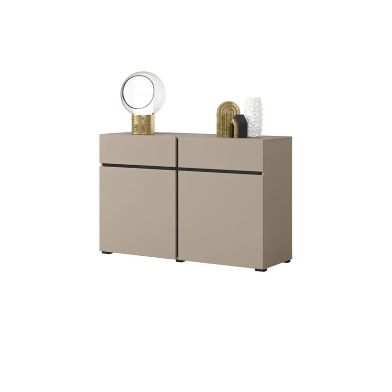 Senkki Cross 2 ovea ja 2 laatikkoa - Congo - musta - Säilytys - Säilytyskalusteet - Senkki