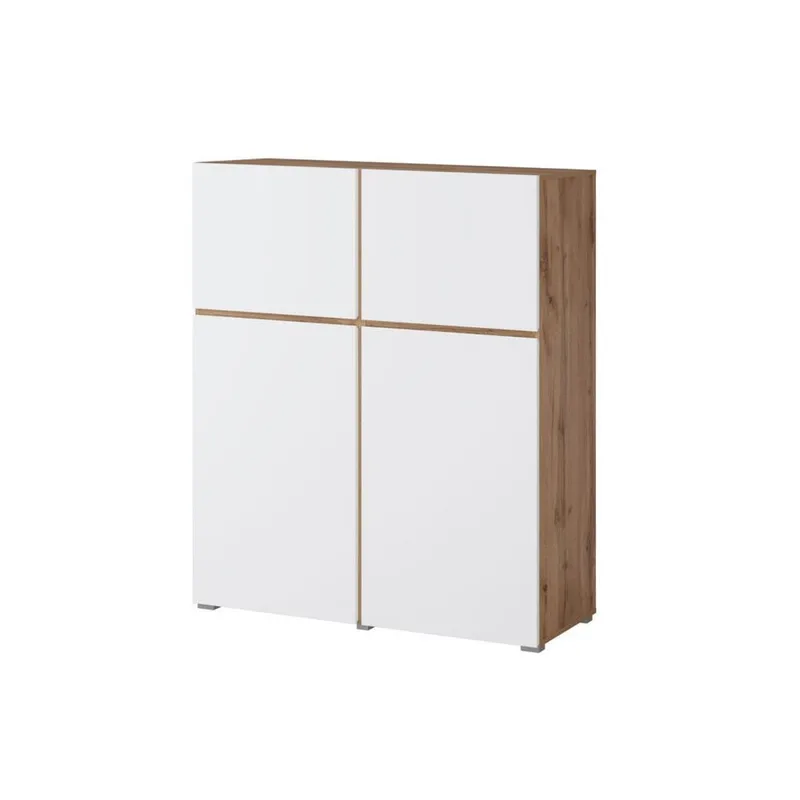 Senkki Cross 4 ovea - Valkoinen - Säilytys - Säilytyskalusteet - Senkki