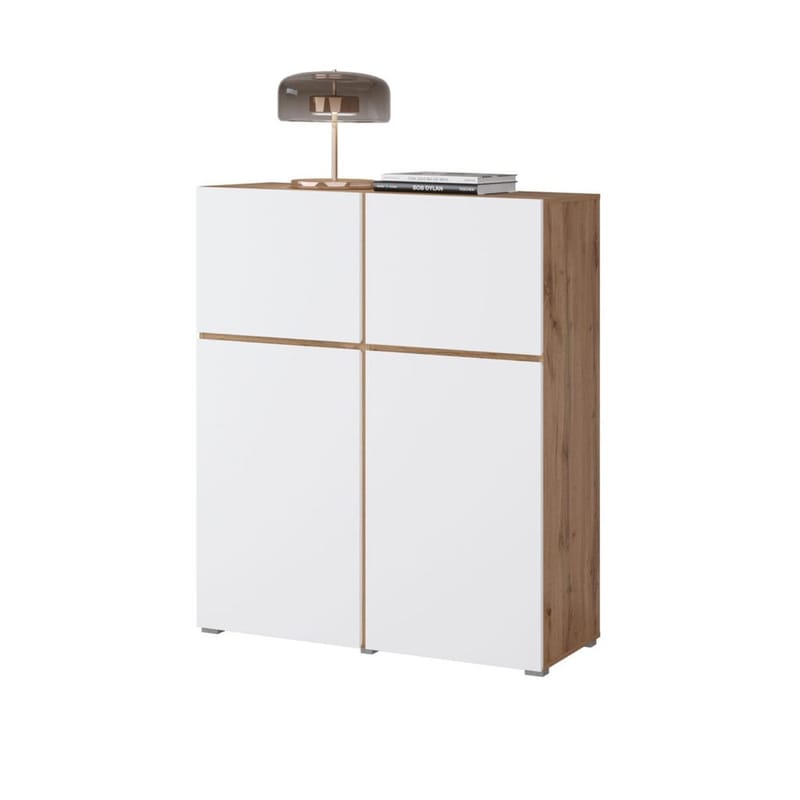 Senkki Cross 4 ovea - Valkoinen - Säilytys - Säilytyskalusteet - Senkki