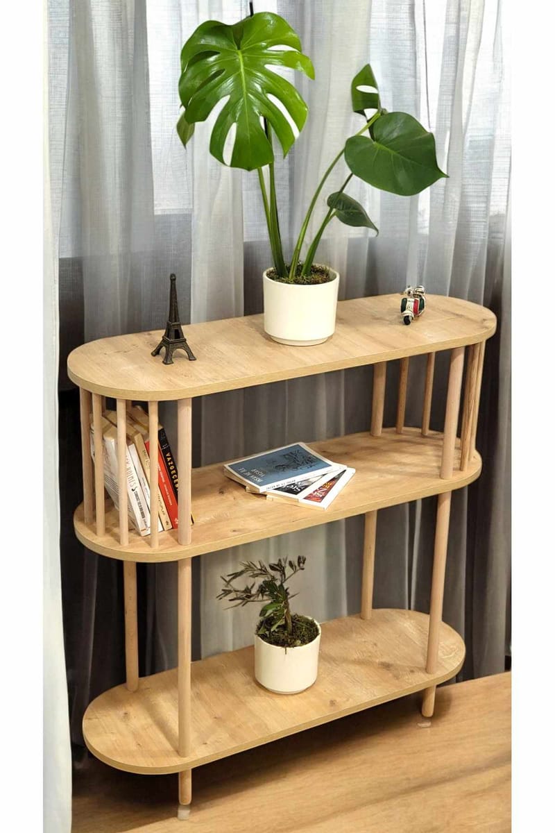 Senkki Hanah Home Peka Slim (90 x 90 x 30 cm) Sapphire Oak - Sapphire Oak - Säilytys - Säilytyskalusteet - Senkki