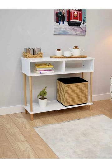Senkki Hanah Home Peka Sideboard (90 x 75 x 30 cm) Valkoinen - Valkoinen - Säilytys - Säilytyskalusteet - Senkki