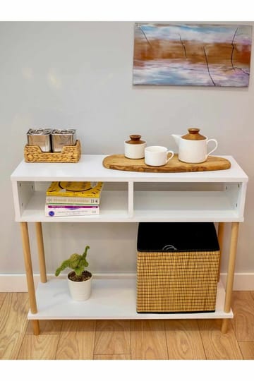 Senkki Hanah Home Peka Sideboard (90 x 75 x 30 cm) Valkoinen - Valkoinen - Säilytys - Säilytyskalusteet - Senkki