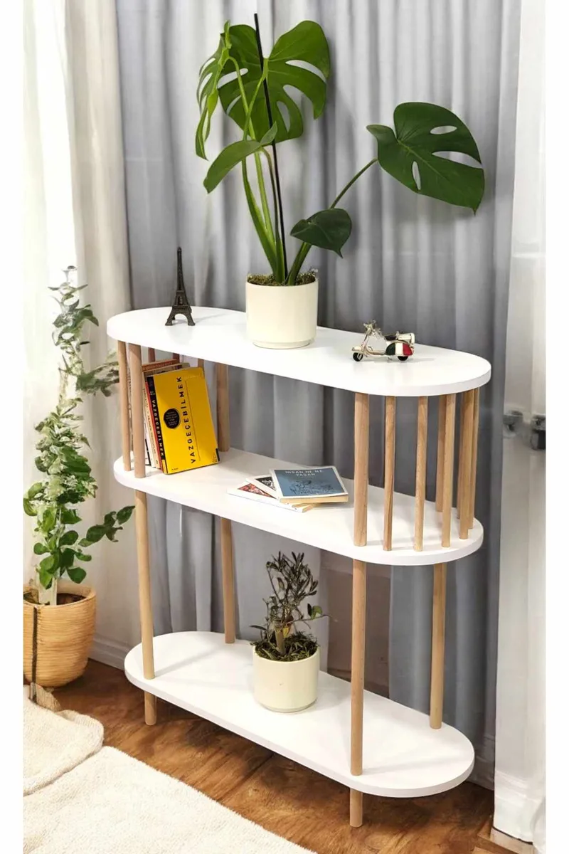 Senkki Hanah Home Peka Slim (90 x 90 x 30 cm) Valkoinen, Valkoinen