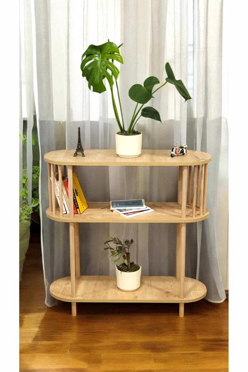 Senkki Hanah Home Peka Slim (90 x 90 x 30 cm) Sapphire Oak - Sapphire Oak - Säilytys - Säilytyskalusteet - Senkki