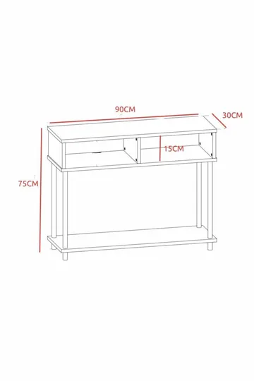 Senkki Hanah Home Peka Sideboard (90 x 75 x 30 cm) Sapphire Oak - Sapphire Oak - Säilytys - Säilytyskalusteet - Senkki