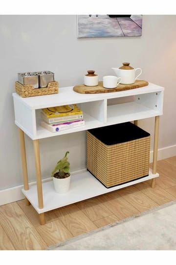 Senkki Hanah Home Peka Sideboard (90 x 75 x 30 cm) Valkoinen - Valkoinen - Säilytys - Säilytyskalusteet - Senkki