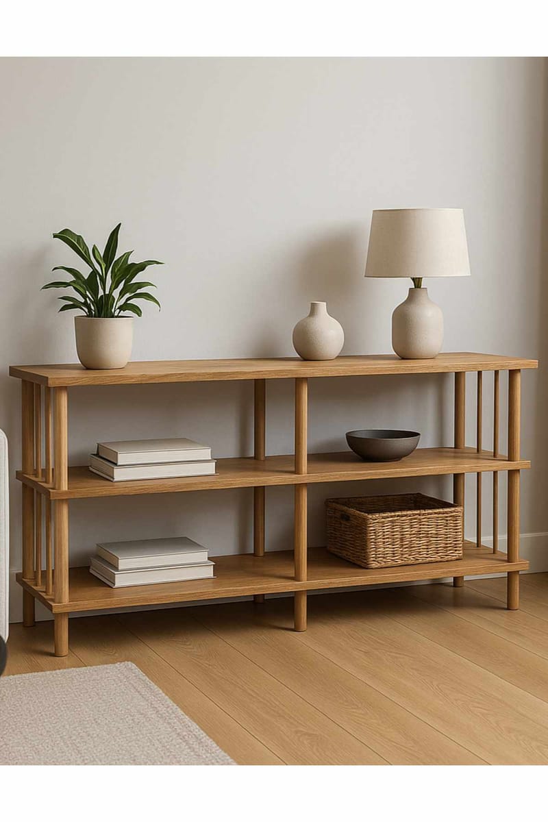 Senkki Hanah Home Peka Wide (120 x 73 x 30 cm) Mänty - Mänty - Säilytys - Säilytyskalusteet - Senkki