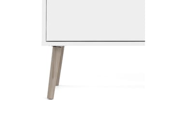 Hostafranc-senkki 40x196 cm - Valkoinen|Luonnonväri - Säilytys - Säilytyskalusteet - Senkki