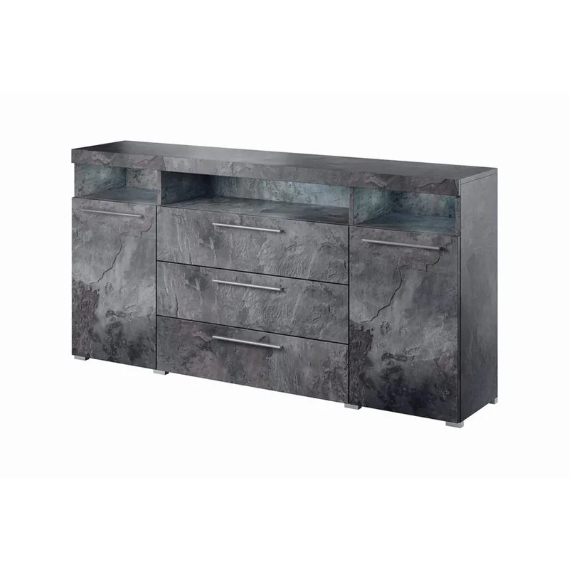 Senkki India 2 ovea ja 3 laatikkoa, Liitu, 182 cm