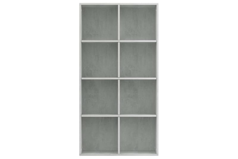 Kirjahylly/senkki betoninharmaa 66x30x130 cm lastulevy - Harmaa - Säilytys - Säilytyskalusteet - Senkki