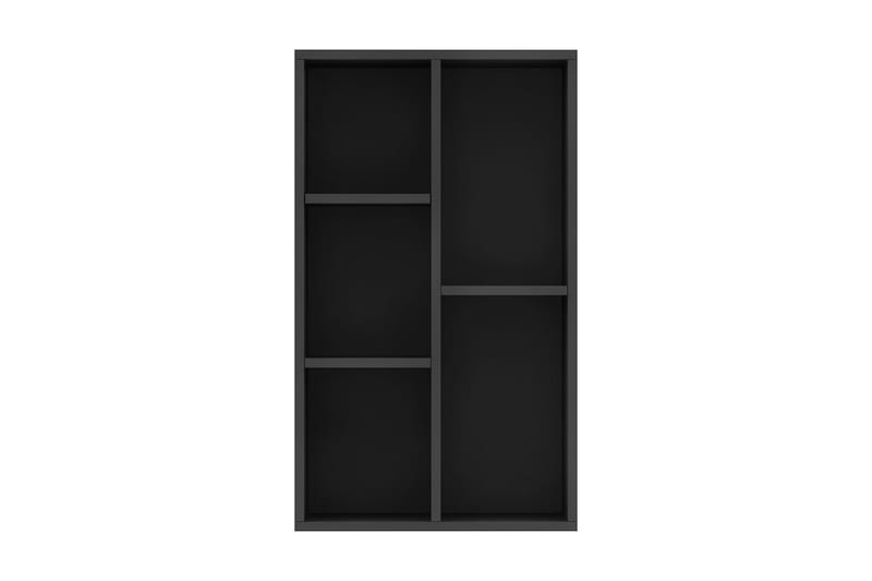 Kirjahylly/senkki musta 45x25x80 cm lastulevy - Musta - Säilytys - Säilytyskalusteet - Senkki