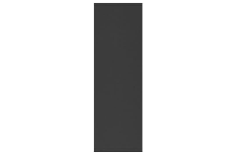 Kirjahylly/senkki musta 45x25x80 cm lastulevy - Musta - Säilytys - Säilytyskalusteet - Senkki