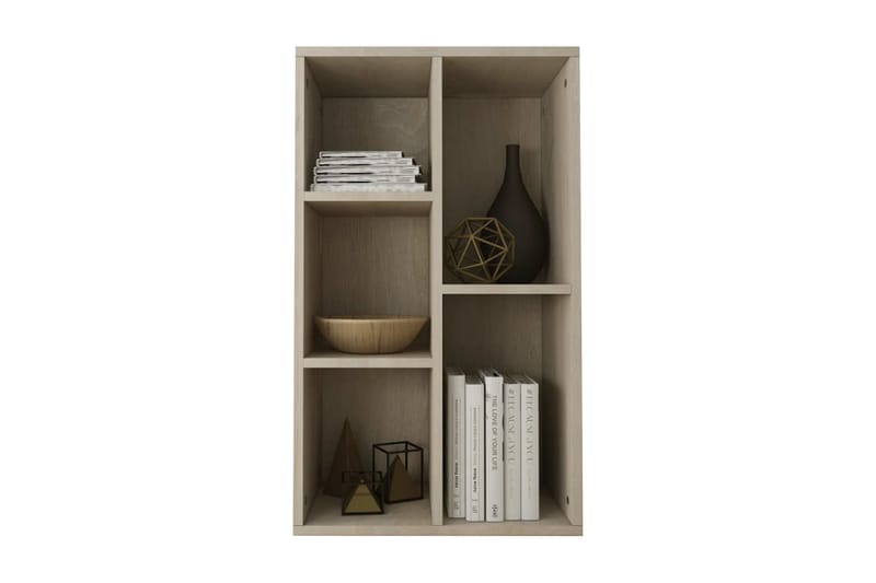 Kirjahylly/senkki Sonoma tammi 45x25x80 cm lastulevy - Ruskea - Säilytys - Säilytyskalusteet - Senkki