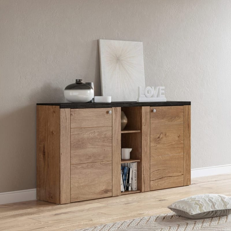 Senkki Larona 2 ovea - Lefkas-tammi - Säilytys - Säilytyskalusteet - Senkki