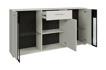 Senkki + LED Leagreen 140 cm - Puu/Luonnonväri/Sininen LED - Säilytys - Säilytyskalusteet - Lipasto