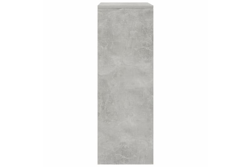 Lipasto 6 vetolaatikolla betoninharmaa 50x34x96 cm lastulevy - Harmaa - Säilytys - Säilytyskalusteet - Senkki