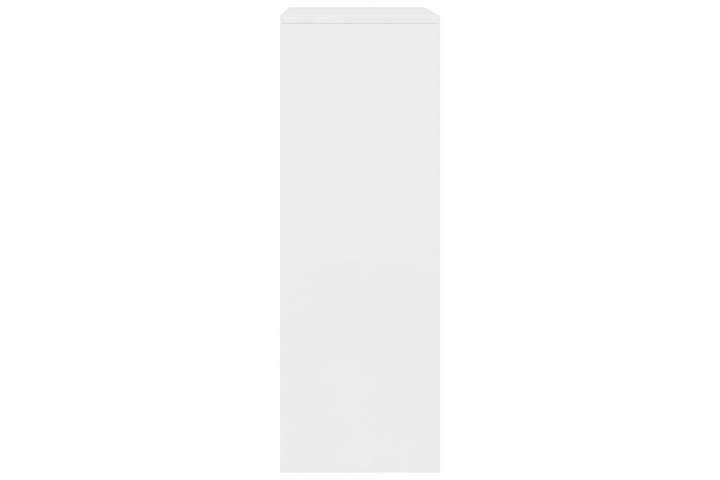 Lipasto 6 vetolaatikolla valkoinen 50x34x96 cm lastulevy - Valkoinen - Senkki