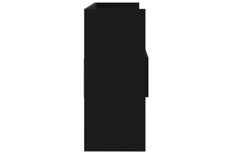 Senkki musta 105x30x70 cm lastulevy - Musta - Säilytys - Säilytyskalusteet - Senkki