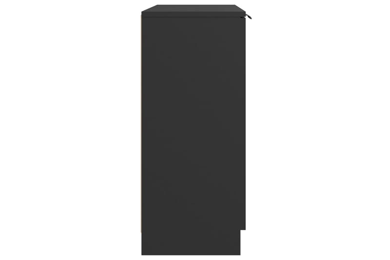 Senkki musta 60x30x70 cm tekninen puu - Musta - Säilytys - Säilytyskalusteet - Senkki