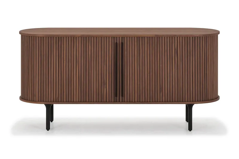 Noira kapea senkki, uritettu, pähkinä, 150x45 cm - Pähkinäpuu / Ruskea - Säilytys - Säilytyskalusteet - Senkki